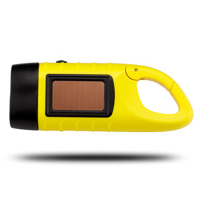 【Never-ending power】Multi-function, high-intensity flashlight | Powered by solar power, hand crank, or charging⚡