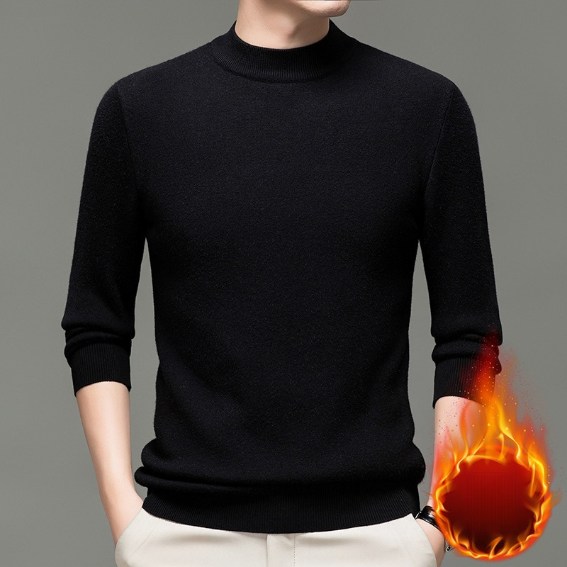 50% OFF🔥Fleece-lined and thickened turtleneck sweater❄️Ultimate Warmth. Wool & Mulberry Silk, Anti-Static, Machine Washable 