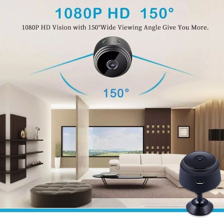 【Super hidden】1080P HD Wireless Cam丨150° Wide Angle, No-Light Night Vision, Works Without WiFi