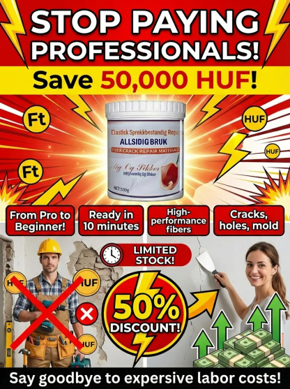 【Suitable for both interior and exterior walls】Elastic Crack-Resistant Wall Repair Paste