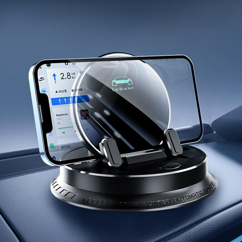 【AI intelligent sensing + 400% efficiency super wireless fast charging】No installation required, clamps your phone in 1 second to start charging ⚠️ Won't fall off even during bumps