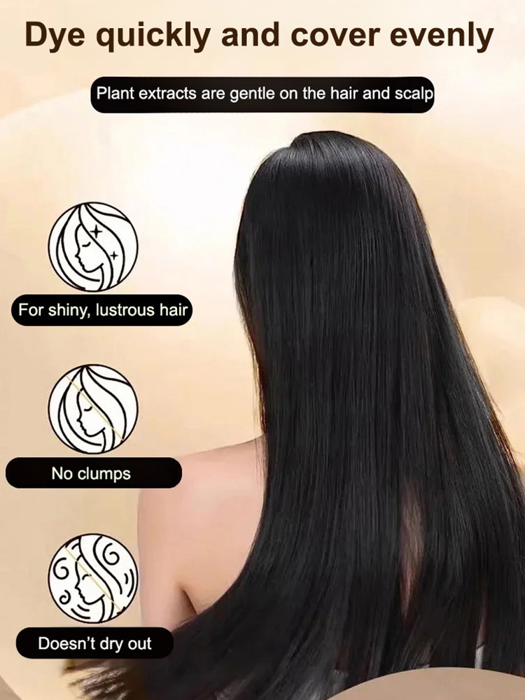 👍Just one hair dye comb: no more gray hair, look twenty years younger