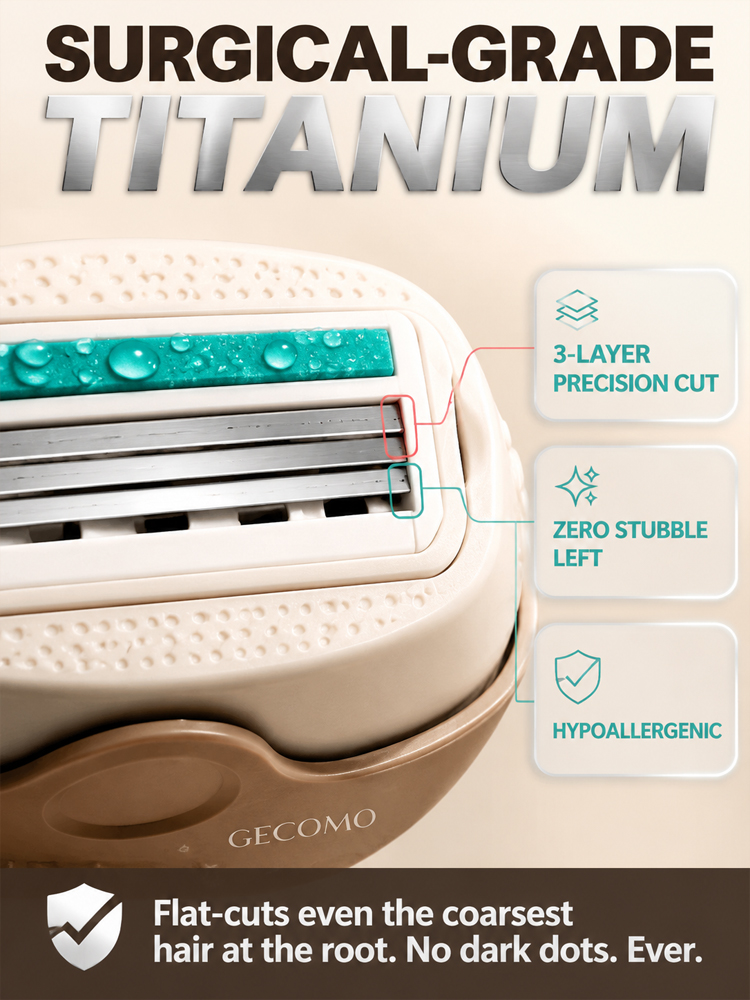 【Suitable for the whole body, wet and dry use】Portable Rotary Electric Hair Removal Device