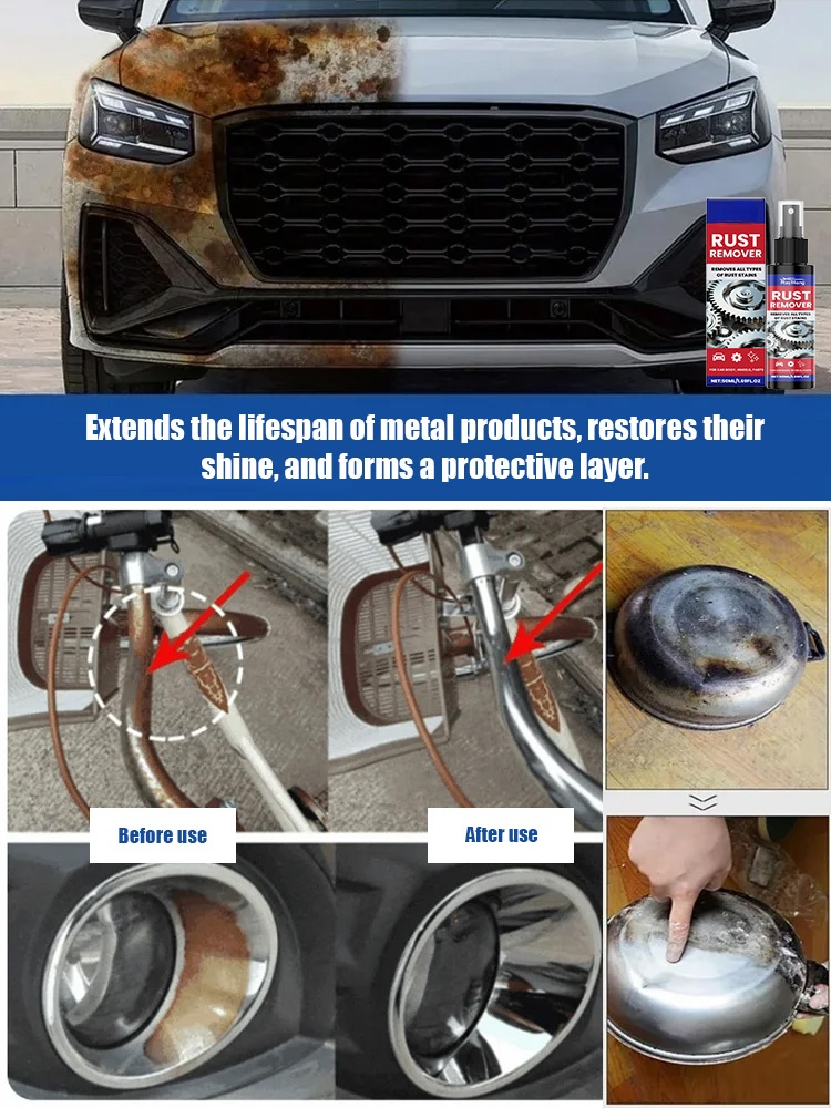 Rust removal spray