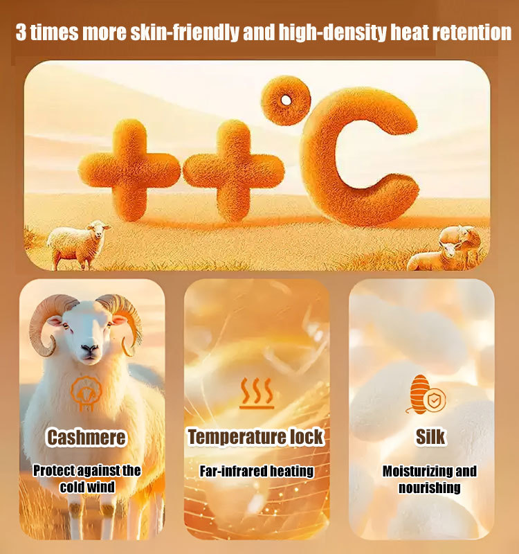 50% OFF🔥Fleece-lined and thickened turtleneck sweater❄️Ultimate Warmth. Wool & Mulberry Silk, Anti-Static, Machine Washable 