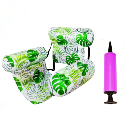 Foldable Float: FREE Pump Included Durable inflatable water chair Foldable & Portable for Travel.🌊