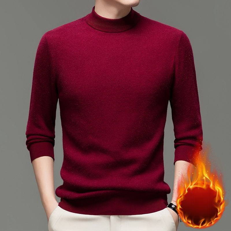 50% OFF🔥Fleece-lined and thickened turtleneck sweater❄️Ultimate Warmth. Wool & Mulberry Silk, Anti-Static, Machine Washable 