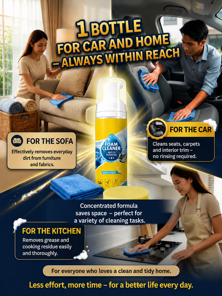 ✨No scrubbing required, dissolves all stains in 60 seconds!✨Highly concentrated multi-purpose cleaner