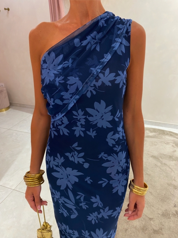 San Román Blue Dress