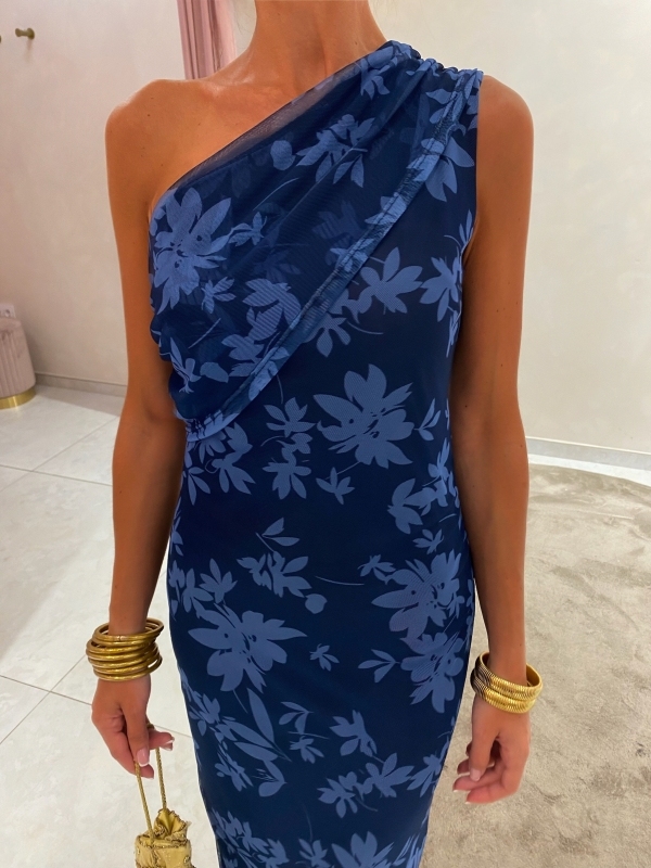 San Román Blue Dress