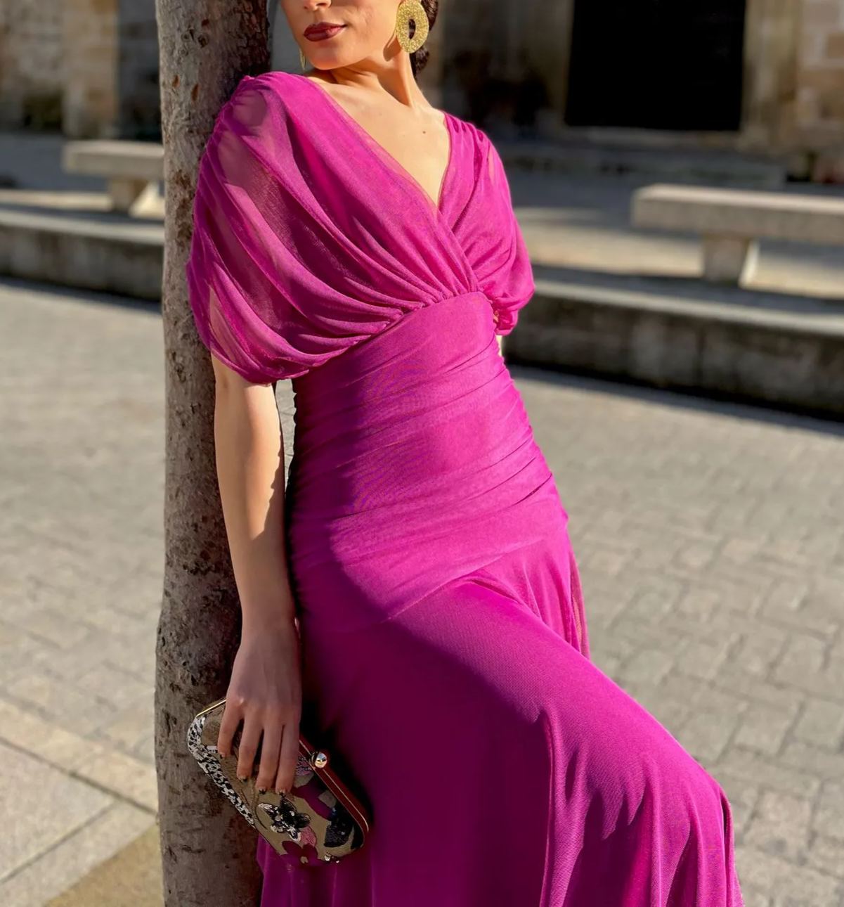 Aida Bougainvillea dress