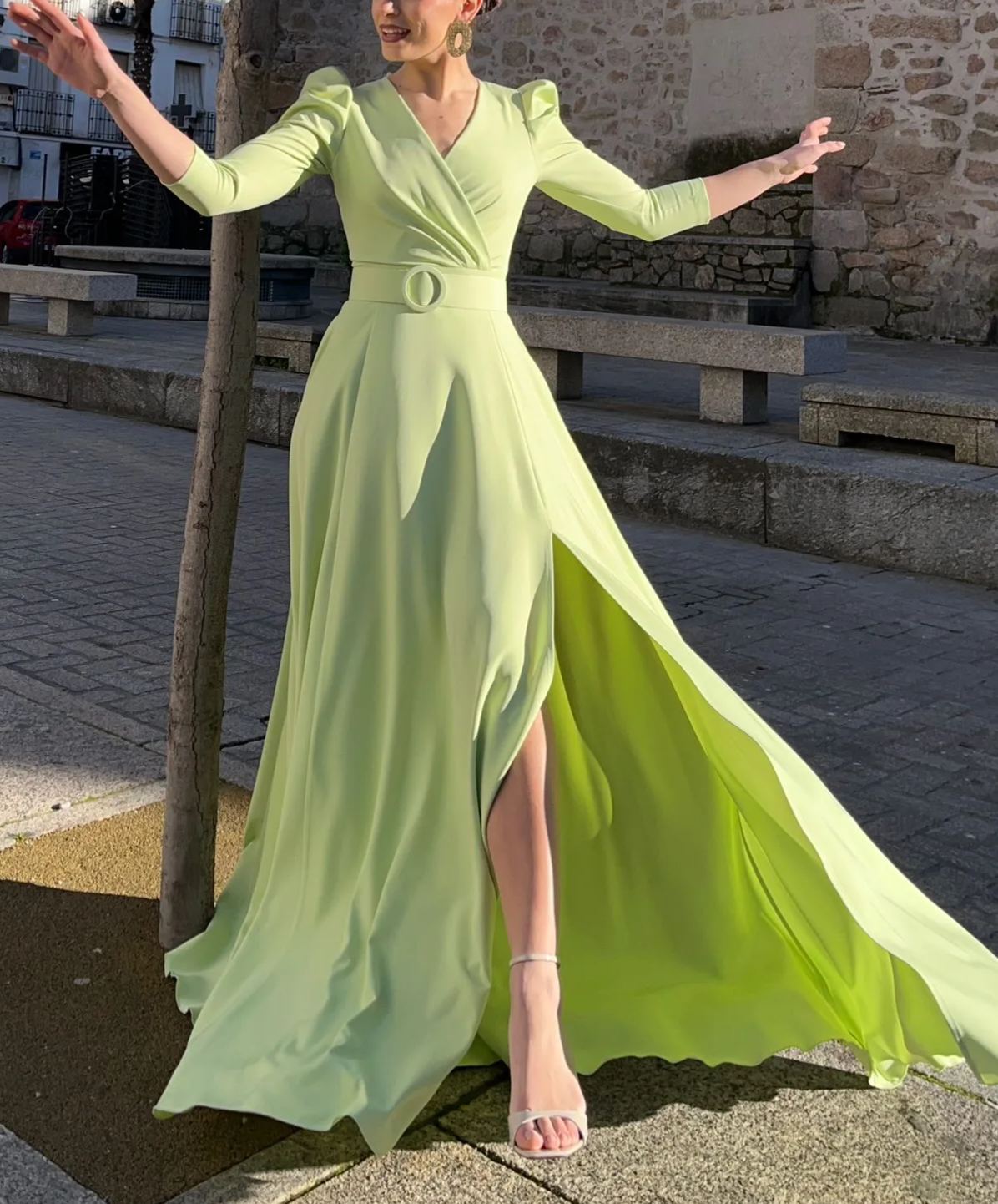 Pastel Green Ariel Dress
