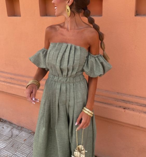 Green Bujo Dress + Sleeves