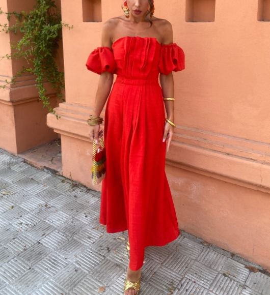 Red Bujo Dress + Sleeves