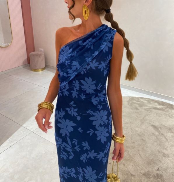 San Román Blue Dress