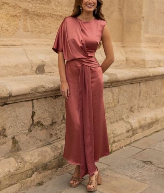 Rose Silene Largo dress