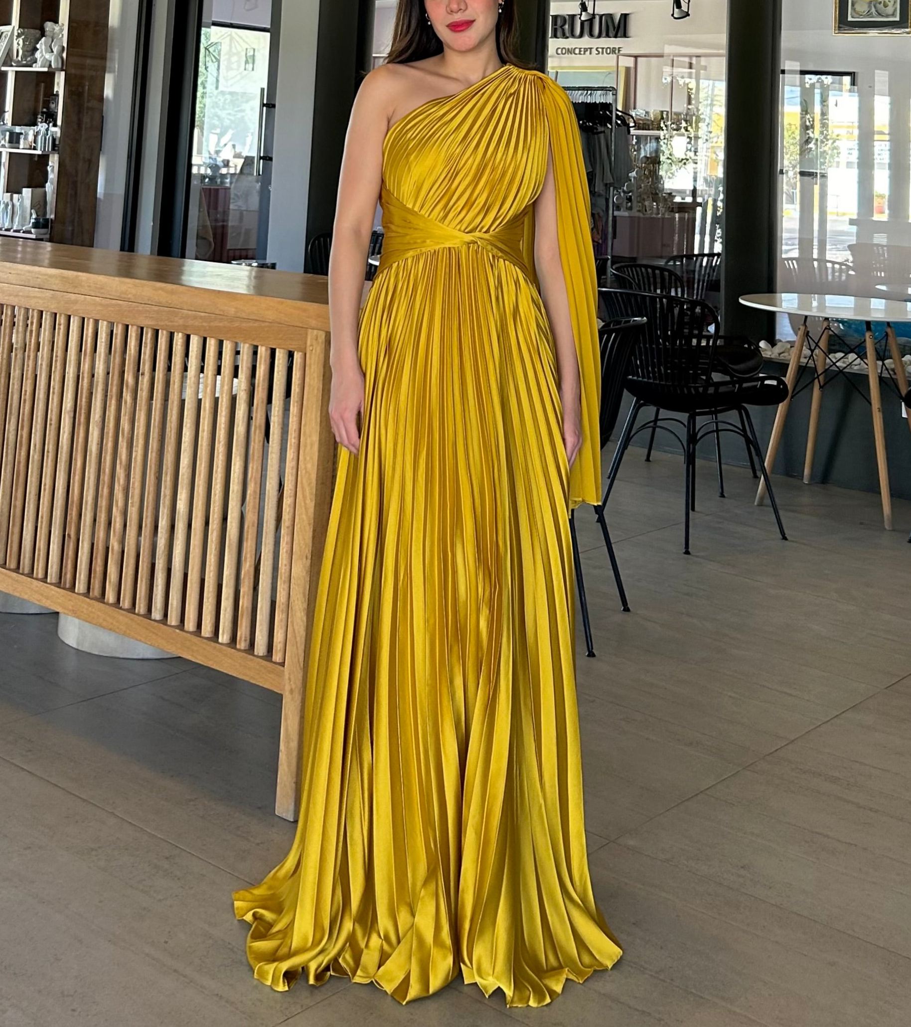 Cassandra Gold Dress