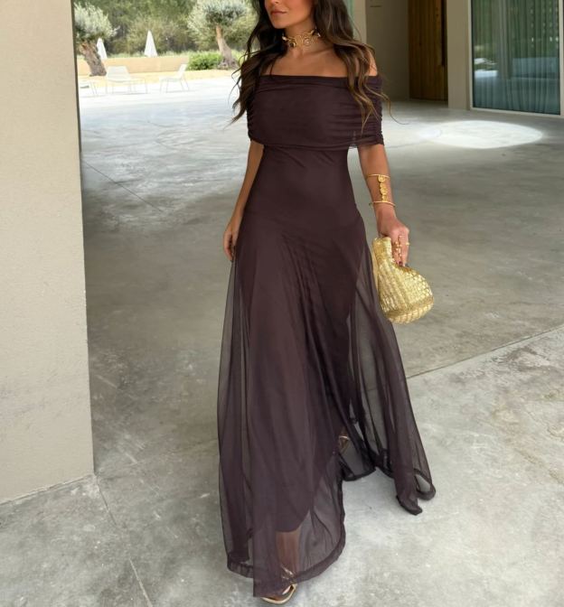 Toledo Dress in Light Terracota