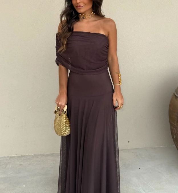 Toledo Dress in Light Terracota