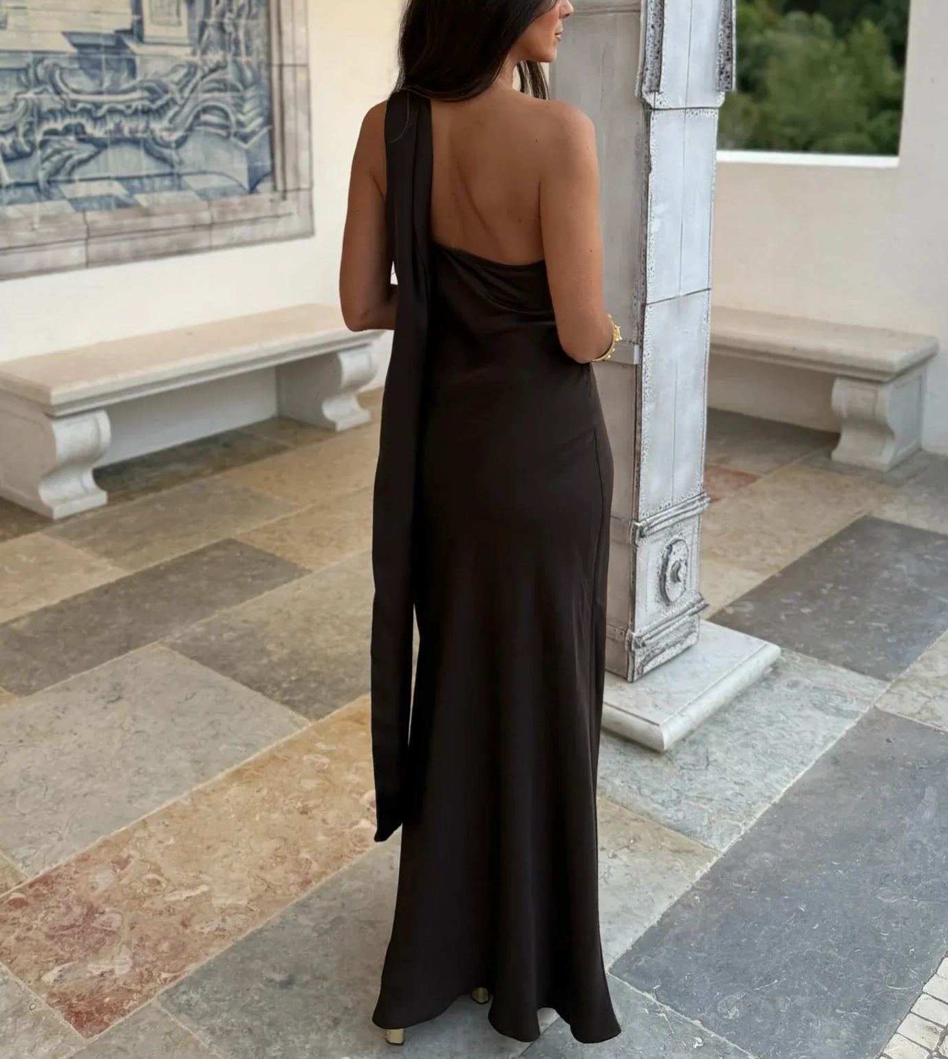 Granada Dress in Brown