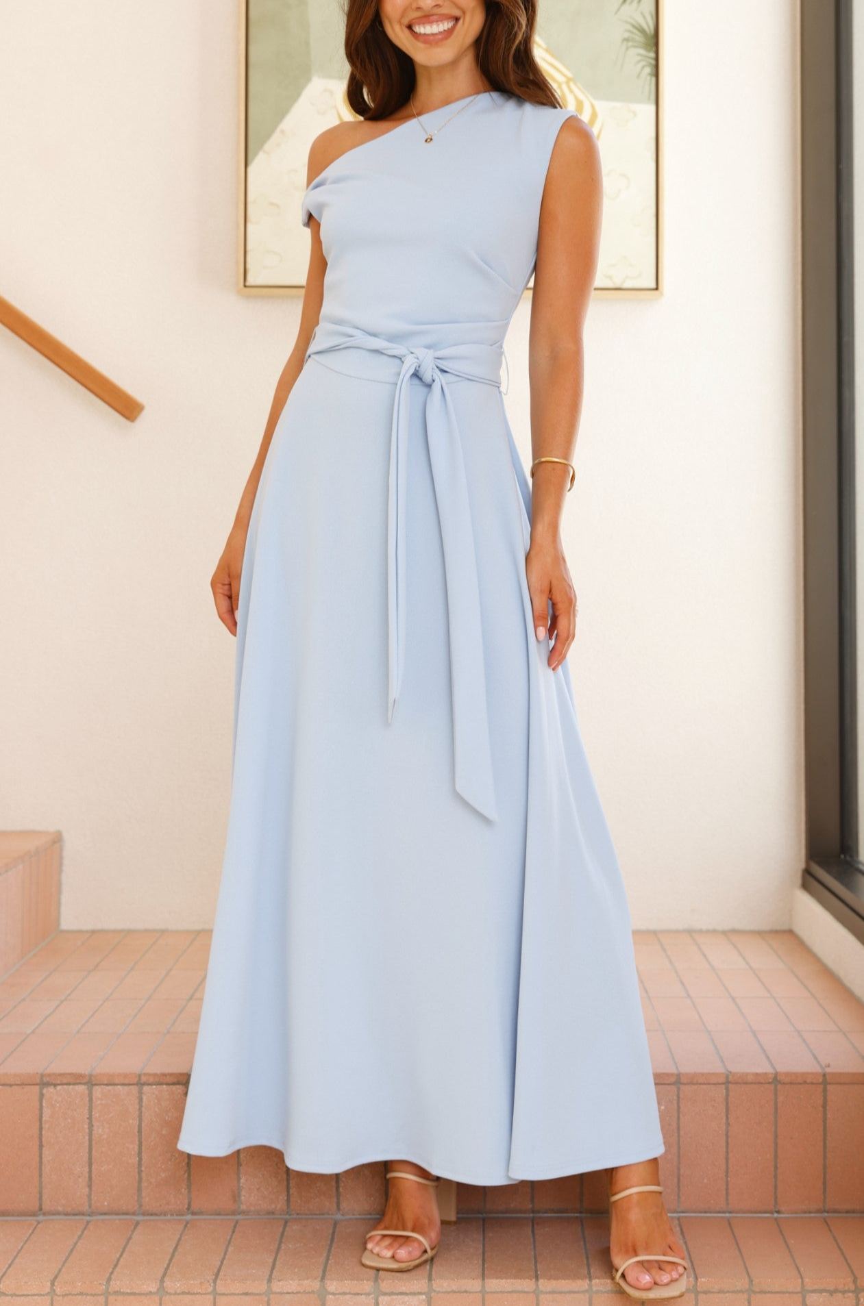 Gemma Maxi Dress - Baby Blue