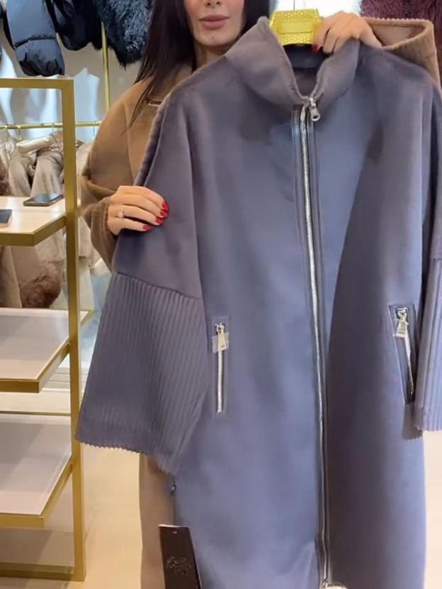 Urban Casual Shearling Long Coat