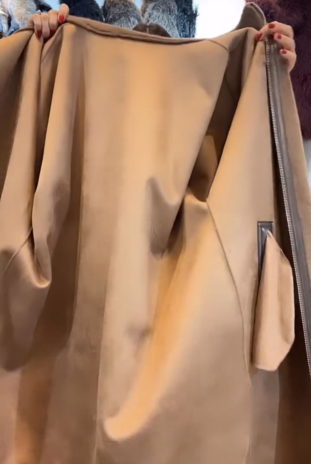 Urban Casual Shearling Long Coat