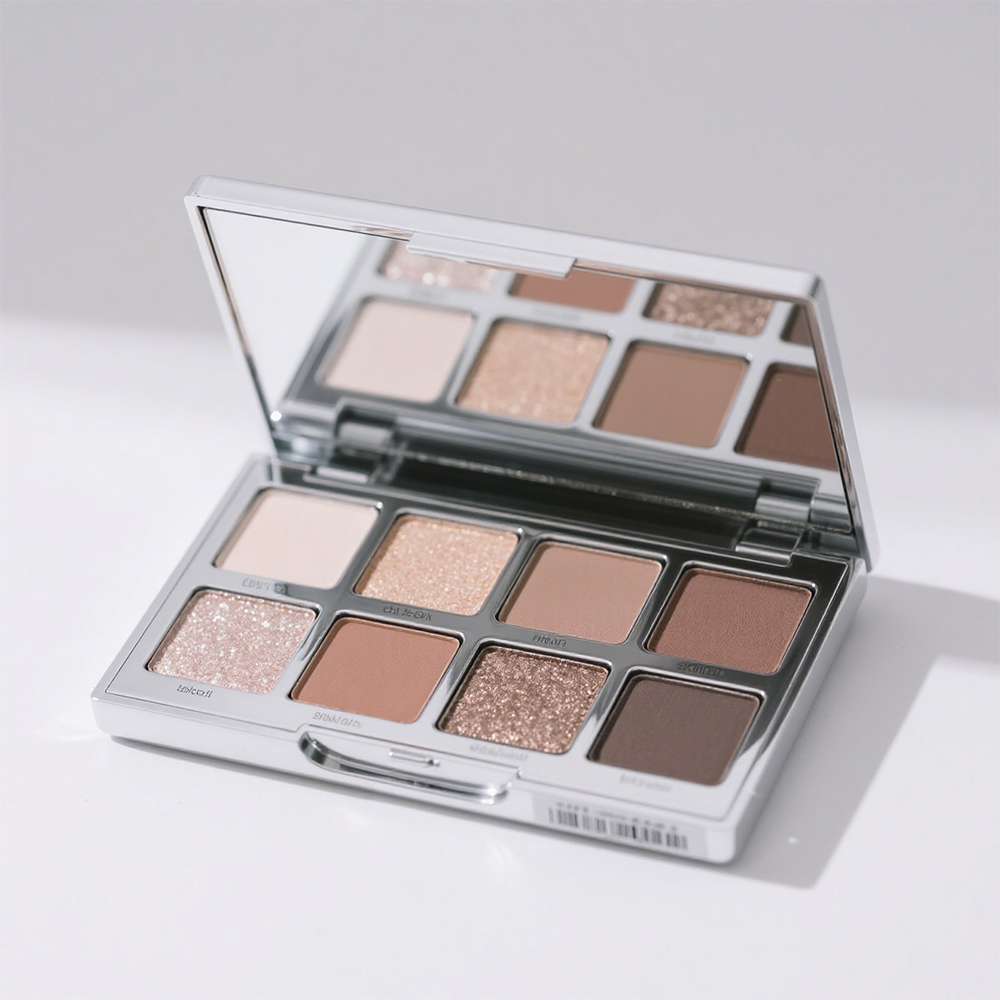 Earth-toned eyeshadow palette