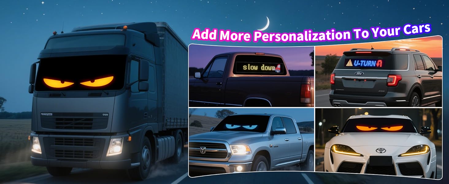 eye lights for car windshield