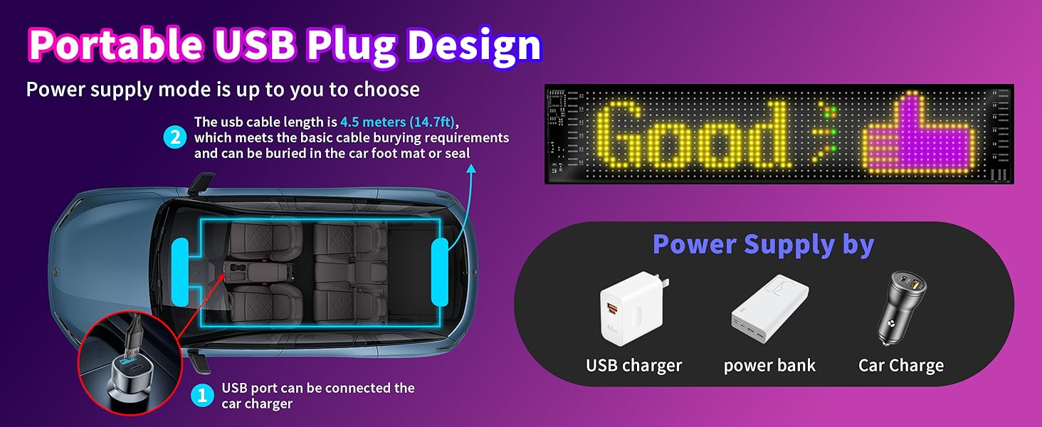 windshield eyes animated led