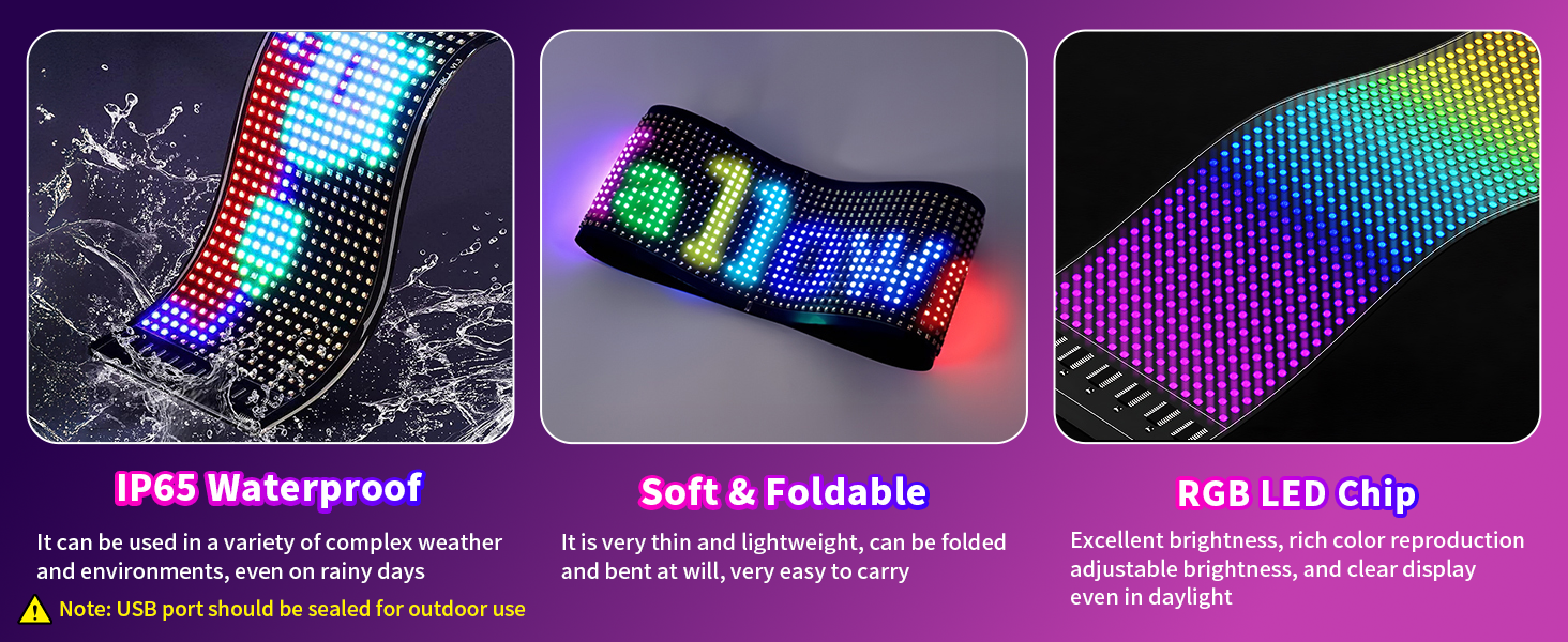 car eyes animated led