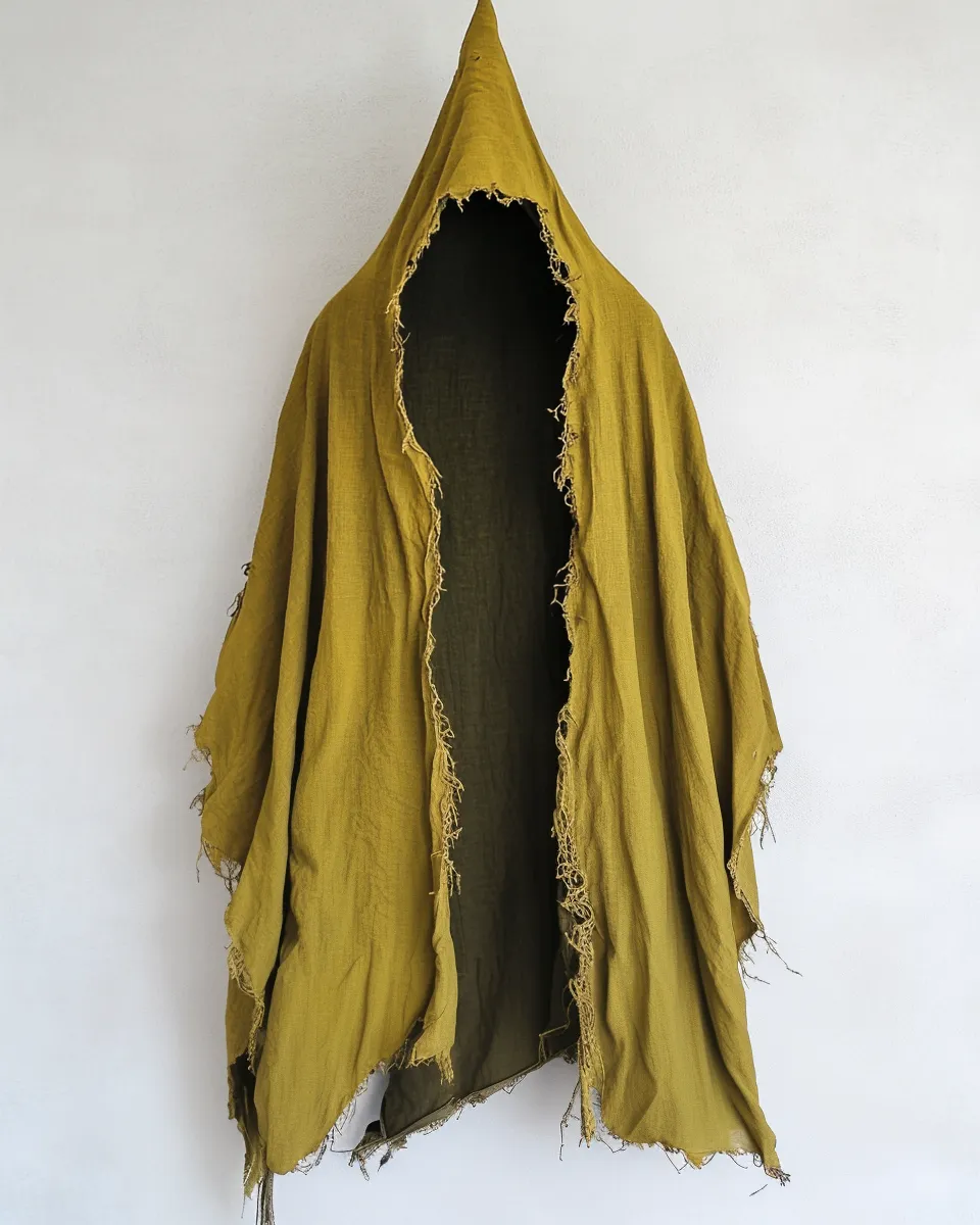 Solid color tassel cape 1349