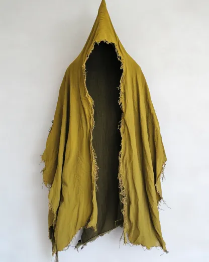 Solid color tassel cape 1349