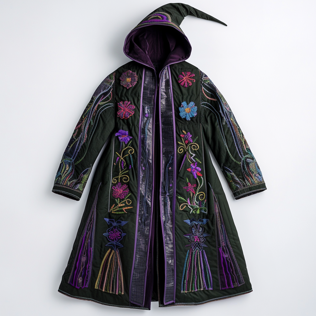 Halloween element long wizard cape 6011