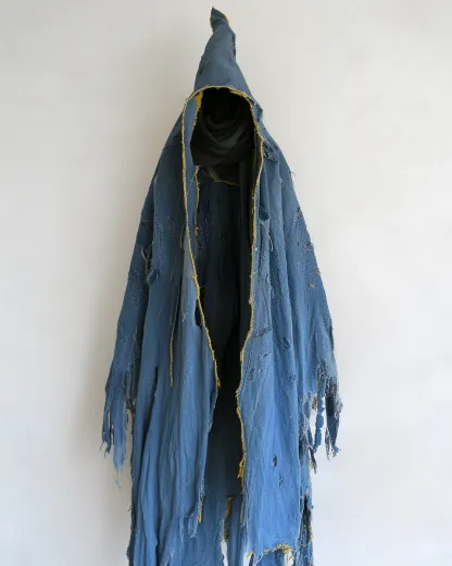 Solid color tassel cape 02ba