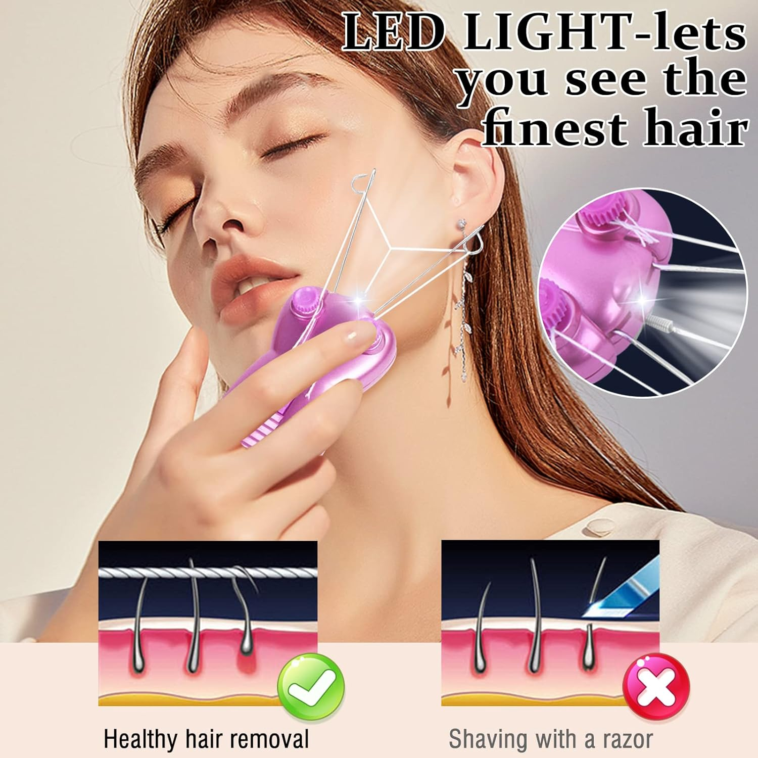 Women's Facial Hair Removal Device