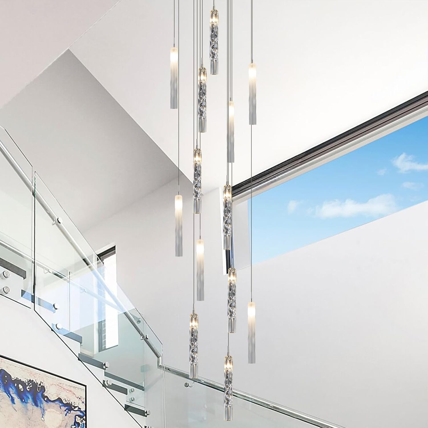 13-Light Staircase Chandelier