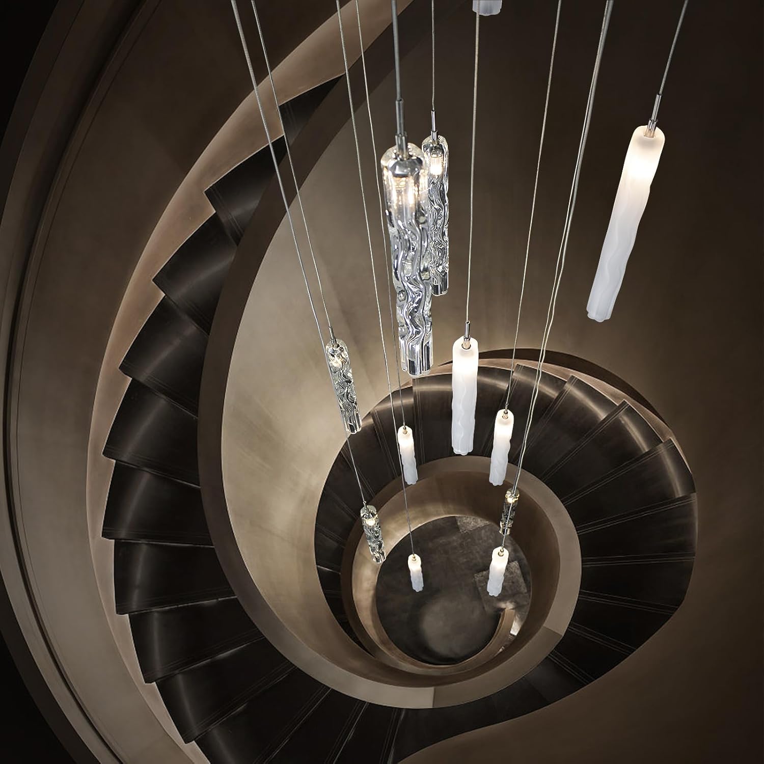 13-Light Staircase Chandelier