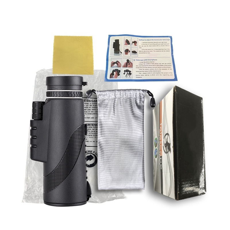 40×60 HD kültéri egyszemes távcső – BAK-4 prizma, széles látómező, kompakt és könnyen hordozható