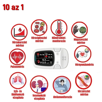 Szúrásmentes intelligens vércukorszint-mérő – fájdalommentes, modern megoldás mindennapi ellenőrzéshez