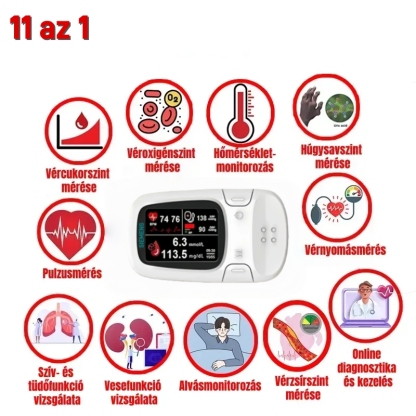 Szúrásmentes intelligens vércukorszint-mérő – fájdalommentes, modern megoldás mindennapi ellenőrzéshez