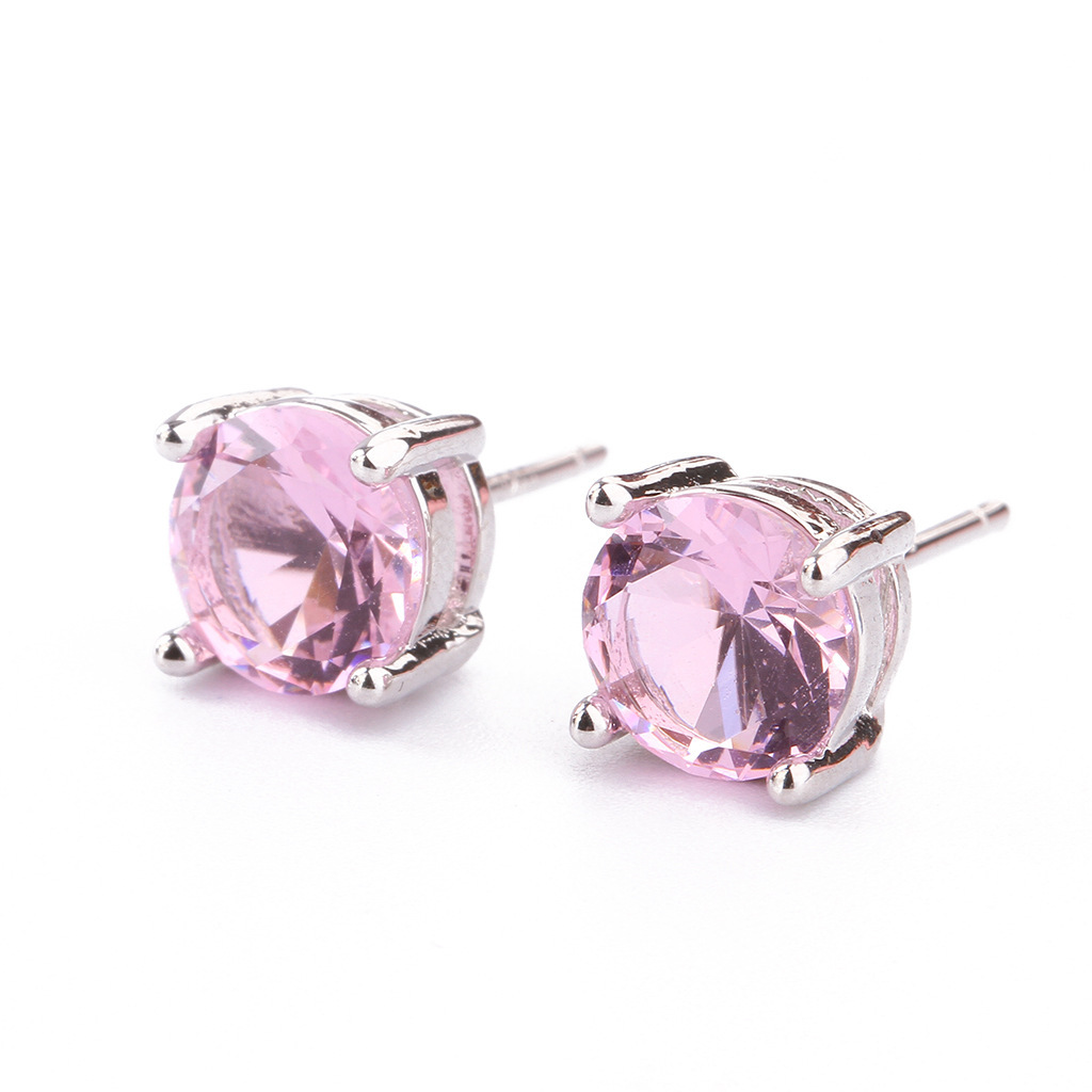 Unisex Natural Multicolored Gemstone Crystal Earrings: Balance Energy & Style