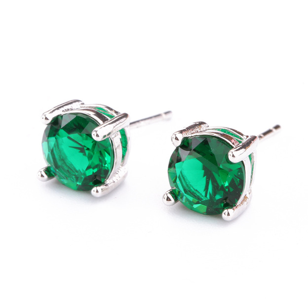 Unisex Natural Multicolored Gemstone Crystal Earrings: Balance Energy & Style