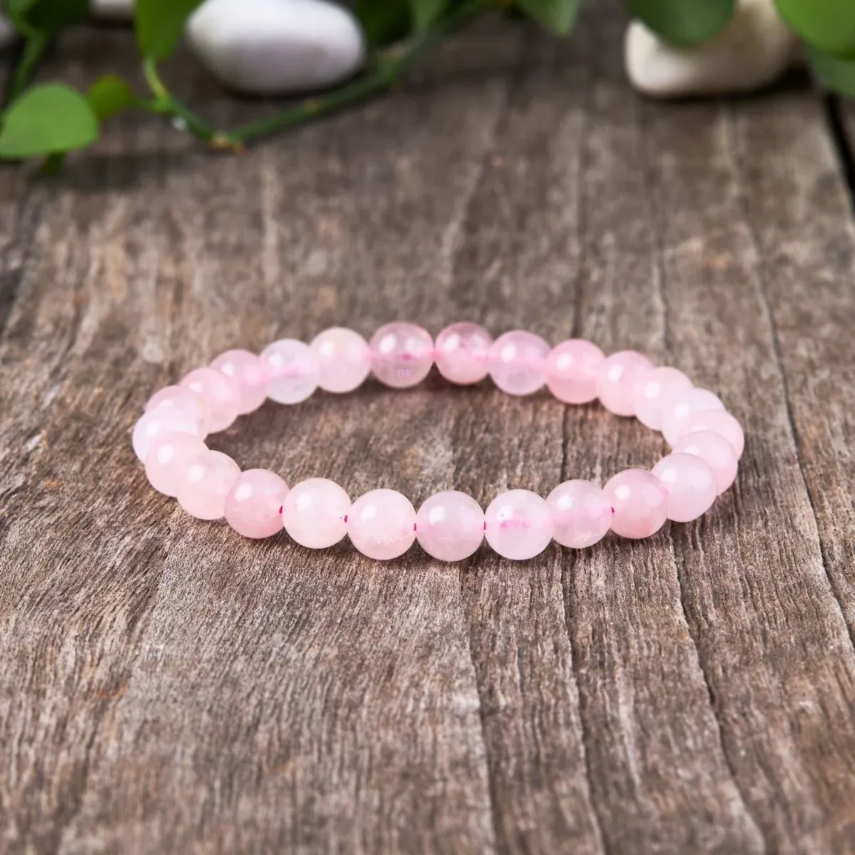 NatureQi Enchanting Rose Quartz Love Bracelet - Ignite & Draw Love