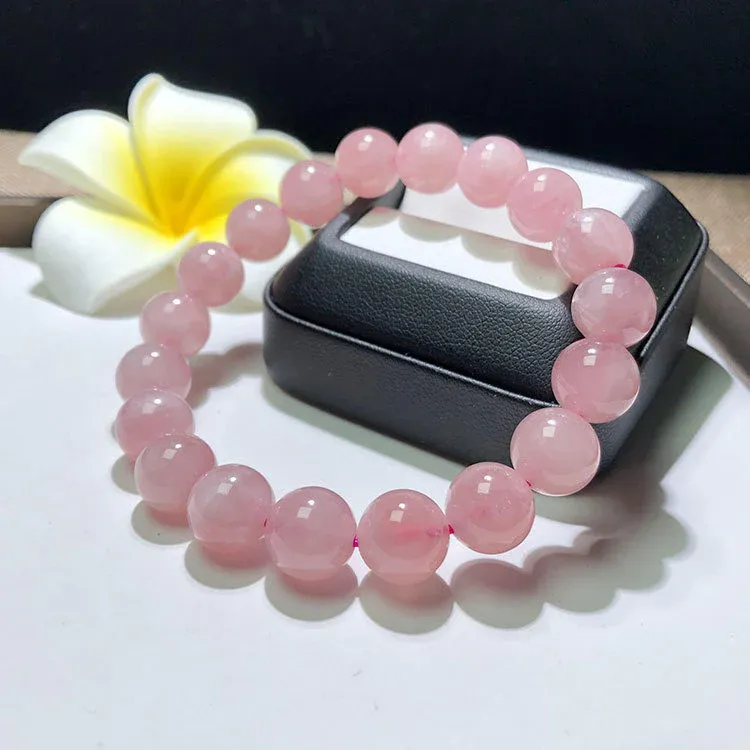 NatureQi Enchanting Rose Quartz Love Bracelet - Ignite & Draw Love