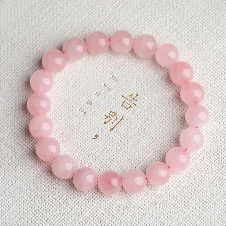 NatureQi Enchanting Rose Quartz Love Bracelet - Ignite & Draw Love