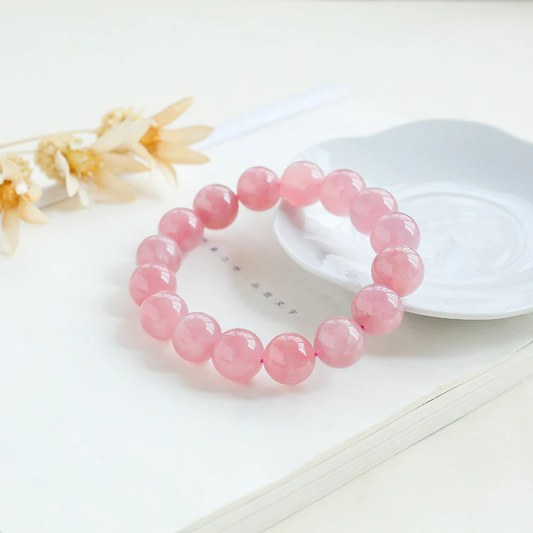 NatureQi Enchanting Rose Quartz Love Bracelet - Ignite & Draw Love