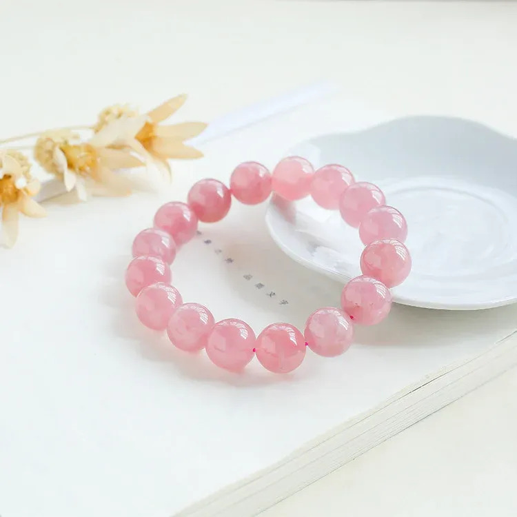 NatureQi Enchanting Rose Quartz Love Bracelet - Ignite & Draw Love