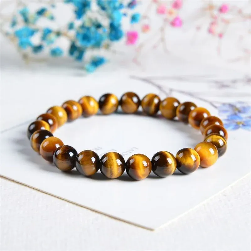 Unleash Power and Prosperity with NatureQi's Gold Tiger Eye Bracelet