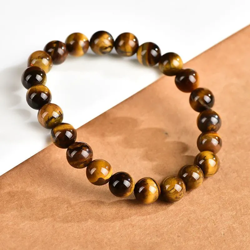 Unleash Power and Prosperity with NatureQi's Gold Tiger Eye Bracelet